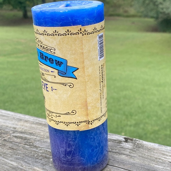 Evil Eye 🧿 Candle Witches Brew Pillar Coventry Creations USA Discontinued size - Picture 3 of 12
